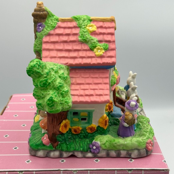Cottontale Cottages Bakery Vintage Easter Village Town Porcelain Spring Bunny - Picture 7 of 10